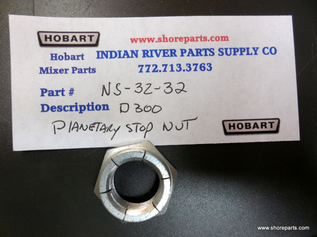 Hobart Mixer D-300 NS-32-32 Planetary Stop Nut Left hand Thread